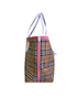 Check Giant Reversible Tote Bag, side view